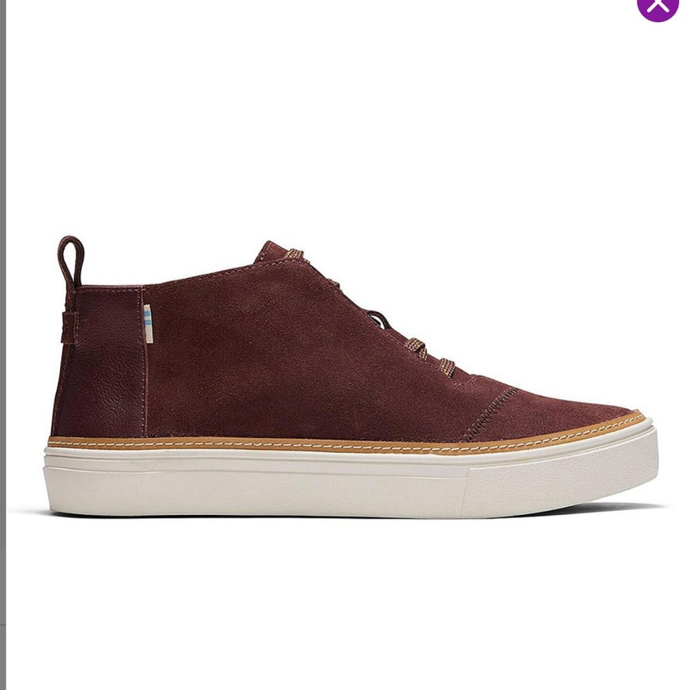 Toms Riley Women’s Forest Brown Suede Sneaker - Picture 2 of 6